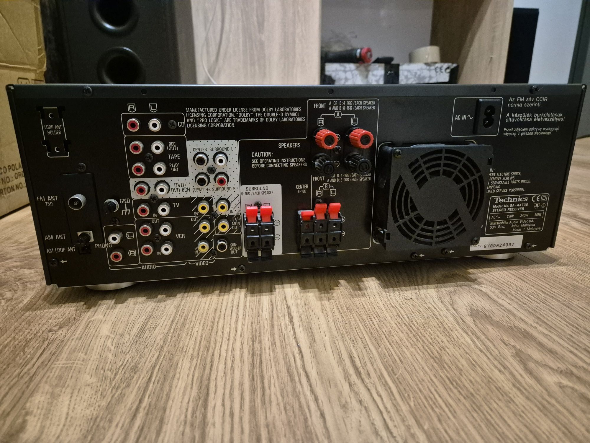 Amplituner technics SA-AX730 bardzo ładny stan  wysoki model