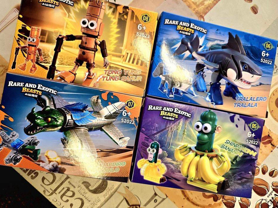 Super zestaw klocków klocki Brain Rot HIT nowe