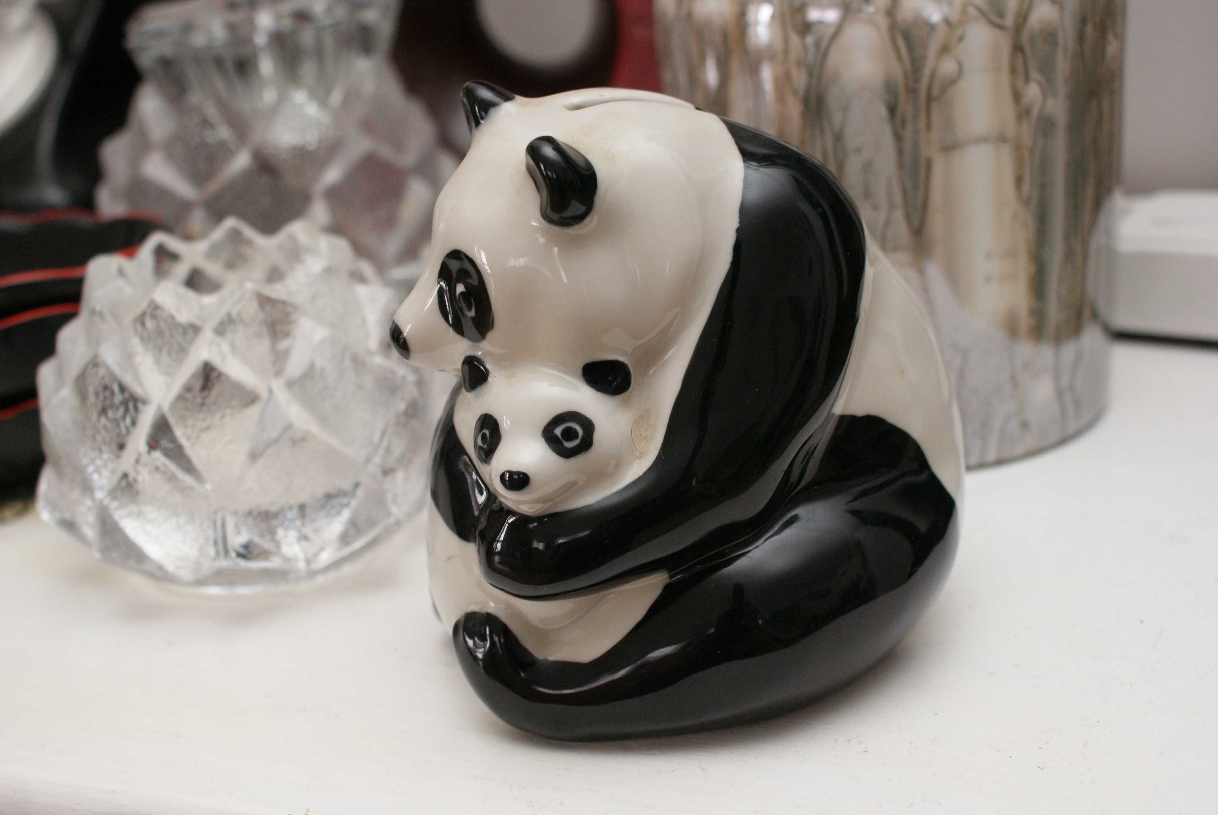 Wade England skarbonka Miś Panda Pandy 11cm porcelana