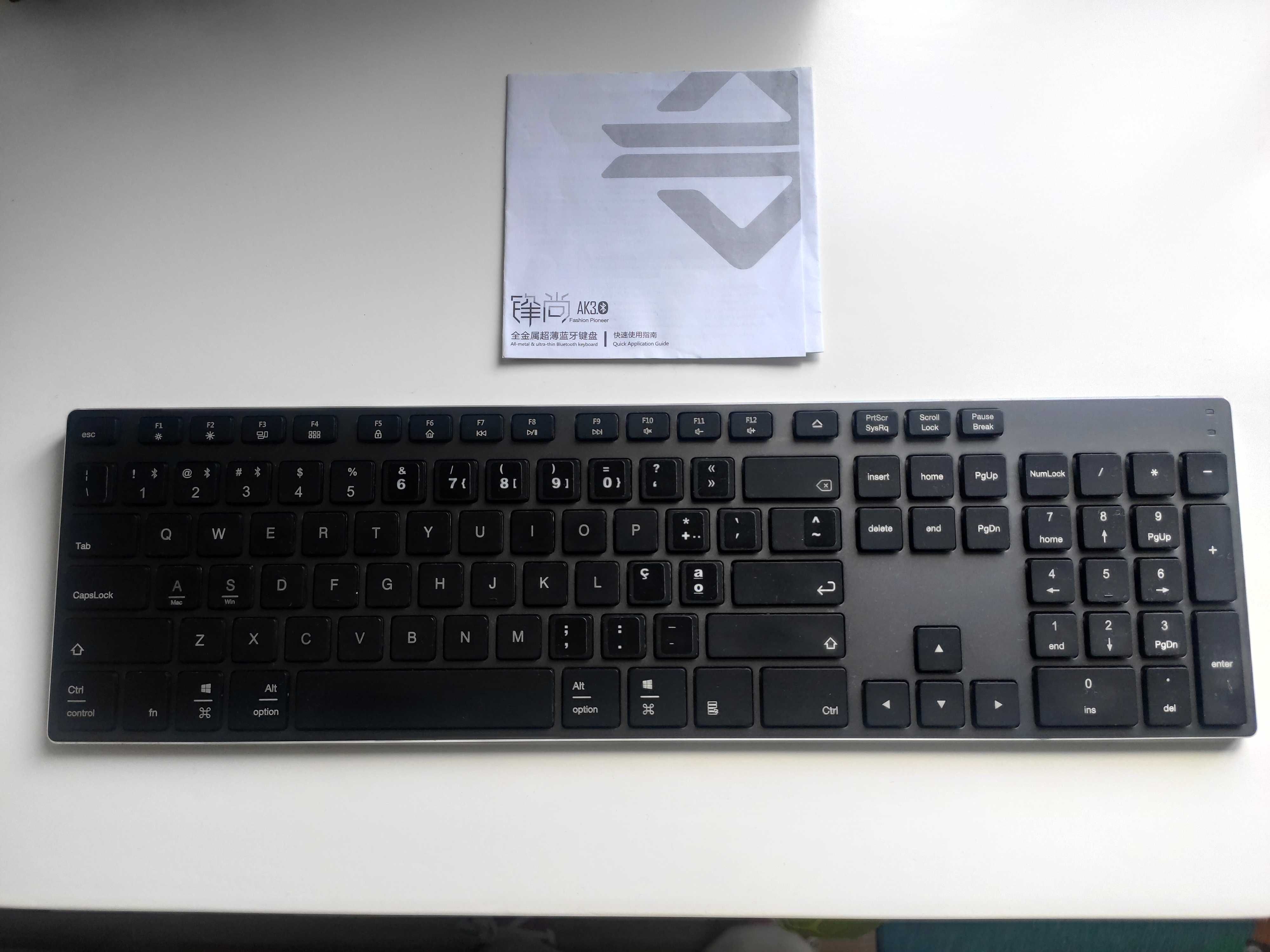 Teclado Sem Fios Bluetooth Ajazz ak3.3