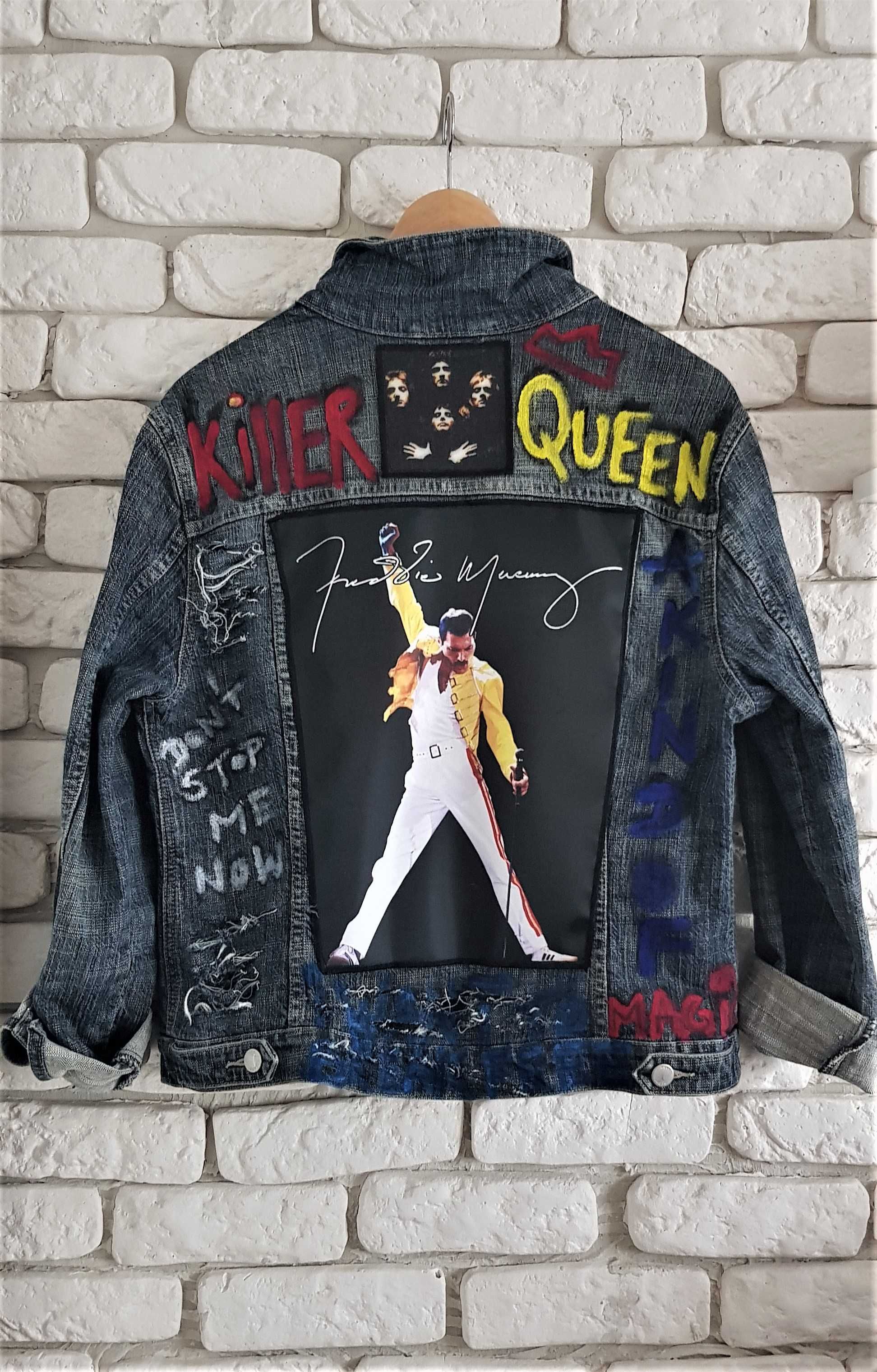 Freddie Mercury Queen kurtka hand made
