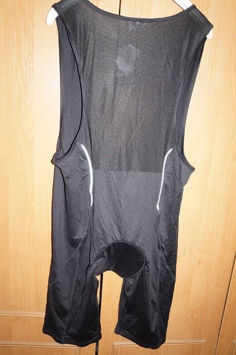 Spodenki do jazdy rowerem z szelkami roz XL.