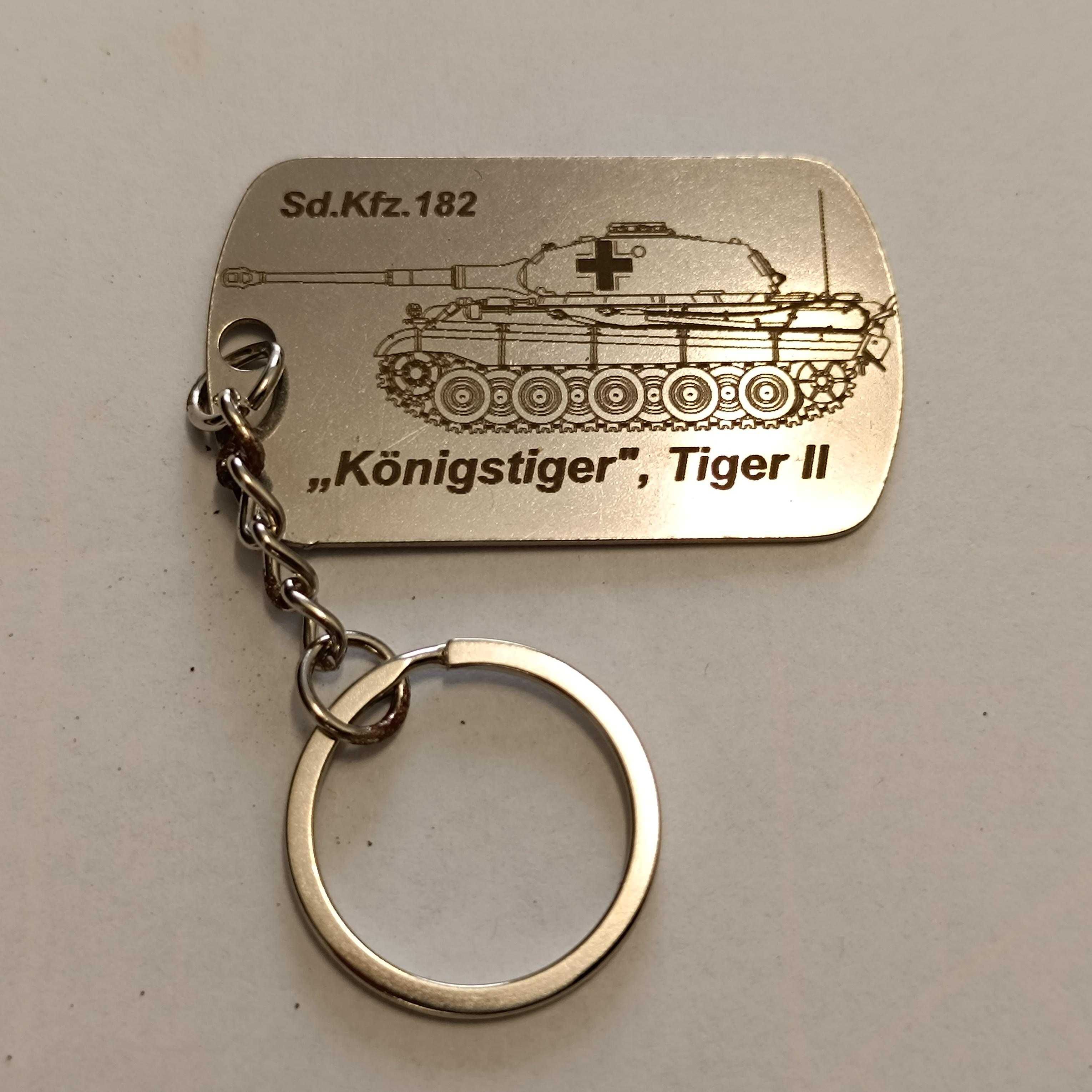 Brelok zawieszka nieśmiertelnik DOG-TAG Königstiger Tiger II SdKfz 182