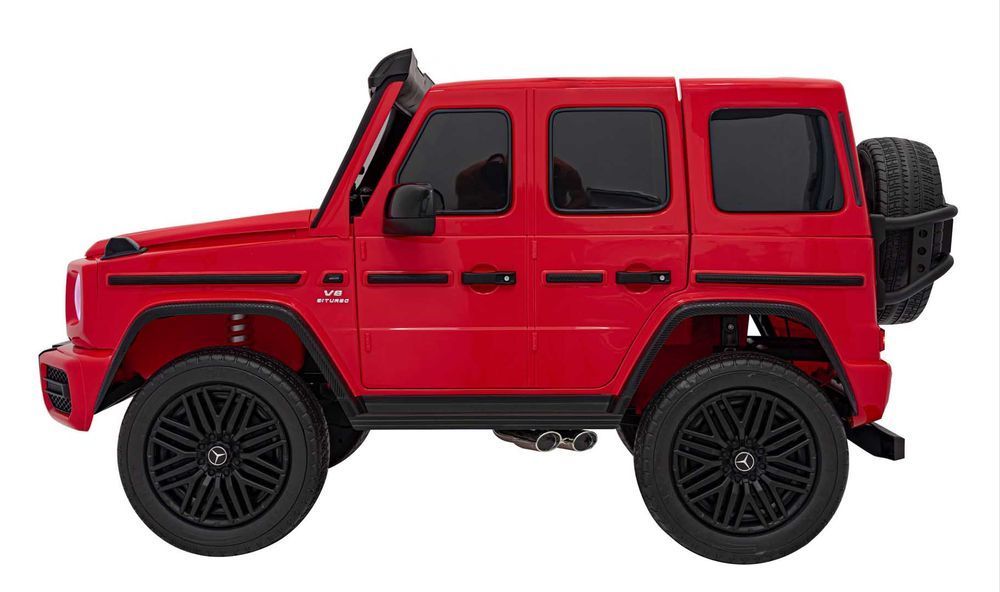 Mercedes G63 AMG XXL autko czerwone - EkstraZabawki.pl