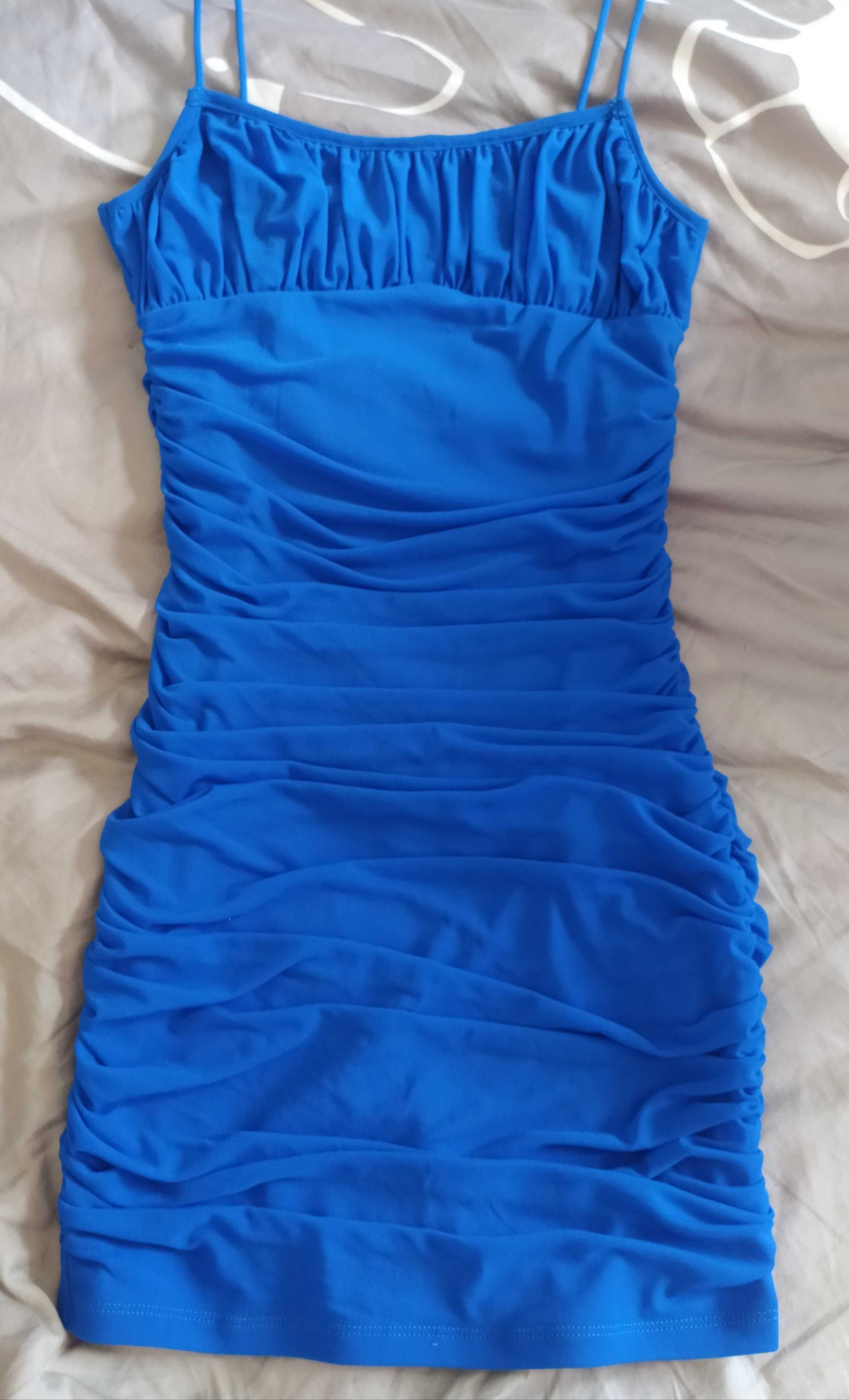 Granatowa sukienka roz XS  Shein