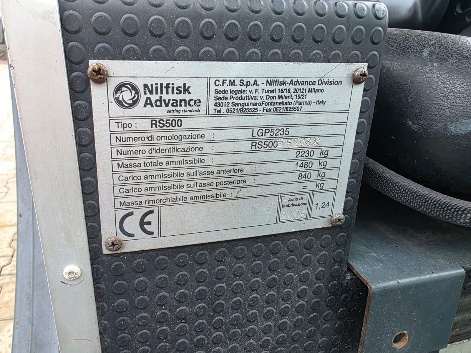 Zamiatarka Nilfisk RS500