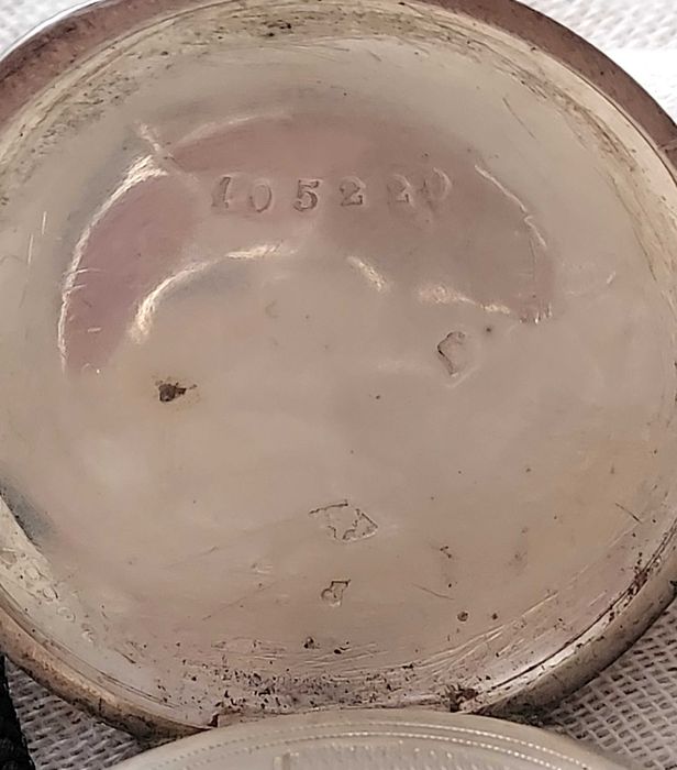 Relogio bolso cylindre 10 rubis