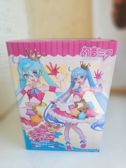 Оригинальная аниме фигурка Hatsune Miku Birthday 2020 18 см + подарок