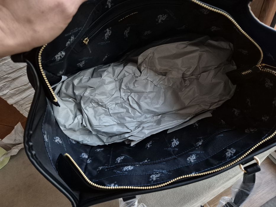 Torebka Damska Shopper Bag US Polo ASSN Czarna