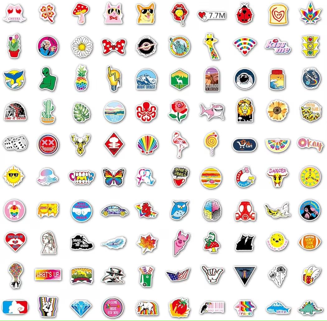 Pack de Stickers Variados – 200 Unidades