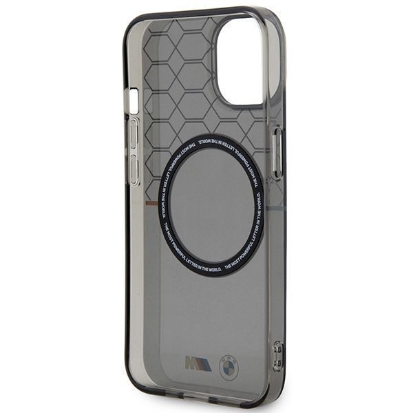 Bmw Bmhmp15Shgpk Iphone 15 / 14 / 13 6.1" Szary/Grey Pattern Magsafe