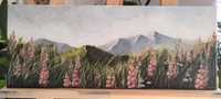 Krajobraz górski - Akryl - 20x50 cm