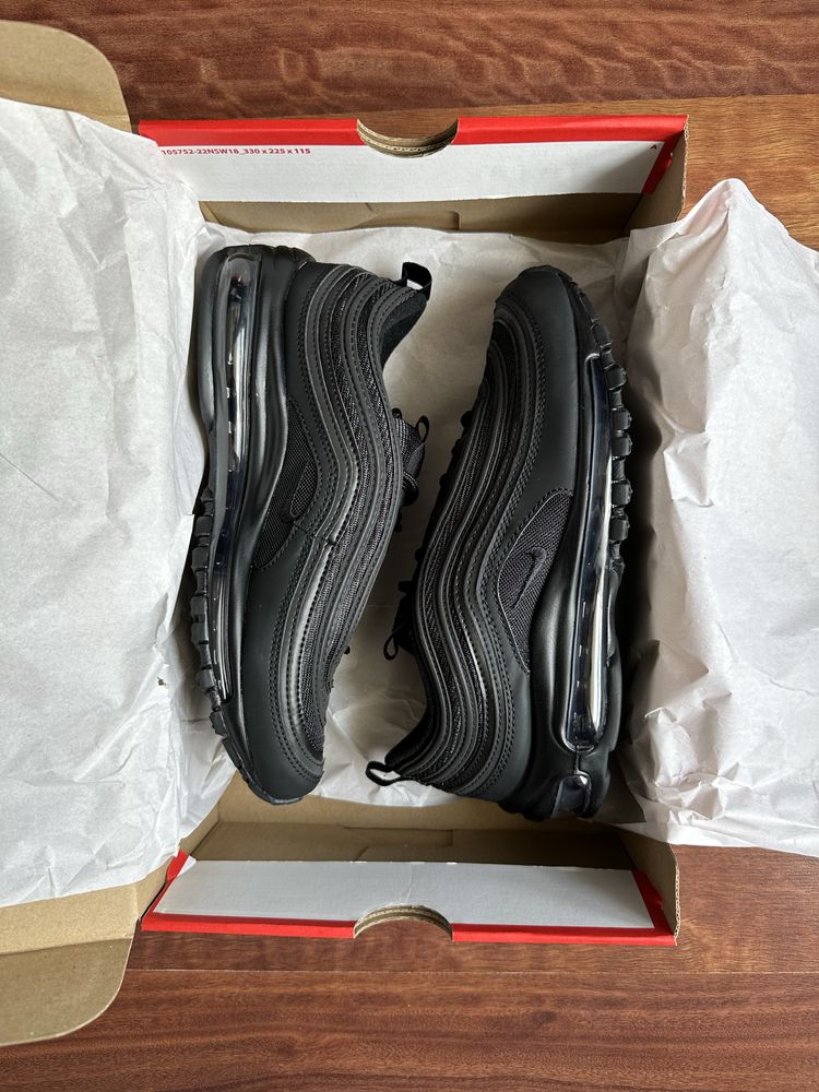 NIKE Air Max 97 Czarne DOWÓD ZAKUPU Buty Sneakersy Obuwie 40/ dł 25 cm