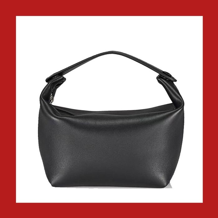 Сумка the row шкіряна чорна