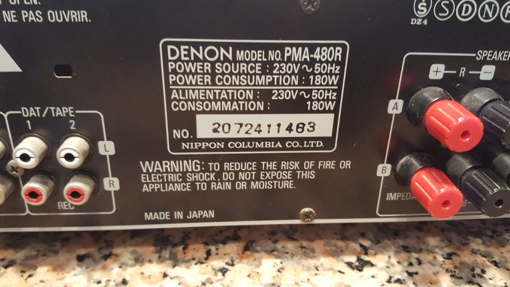 denon-pma-480R amplificador integrado stereo