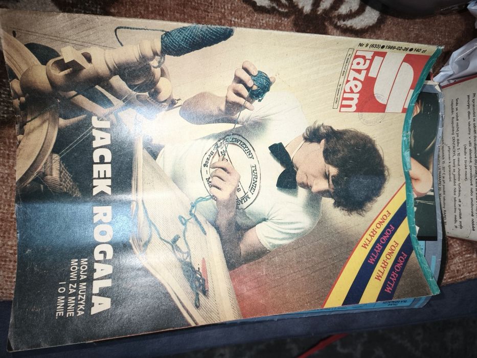 Razem ilustrowany tygodnik młodzieży Nr 9 z 1989