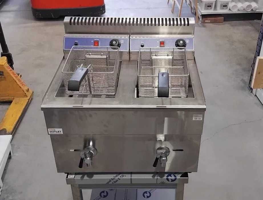 Fritadeira Dupla a Gás 17+17L + NOVA