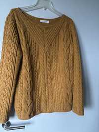 Sweter promod musztardowy xl