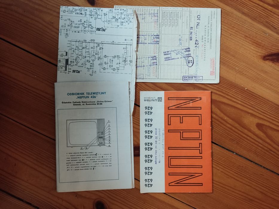 Telewizor Neptun instrukcje gwarancje