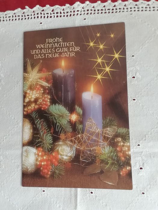 Postal de Natal, alemão