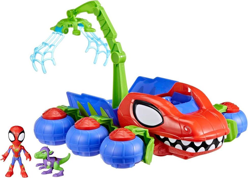 Marvel Spidey Dino Webs Crawler Pajęczy pojazd F9480 Man Goblin C162