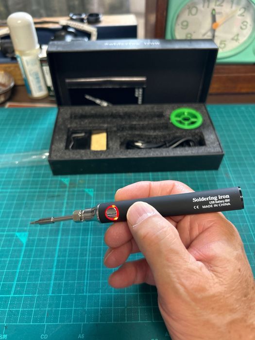 Паяльник беспроводной 8W, 5B USB, 330⁰-450⁰