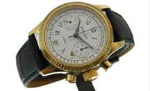 Poljot Chronograph 3133 Złocony z Wycinaną Lunetą