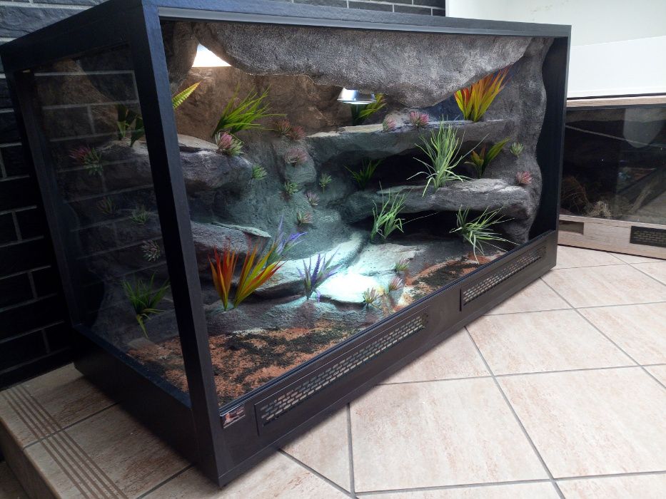 Terrarium NR 120 pustynne dla agamy brodatej 125/60/70 NA ZAMÓWIENIE