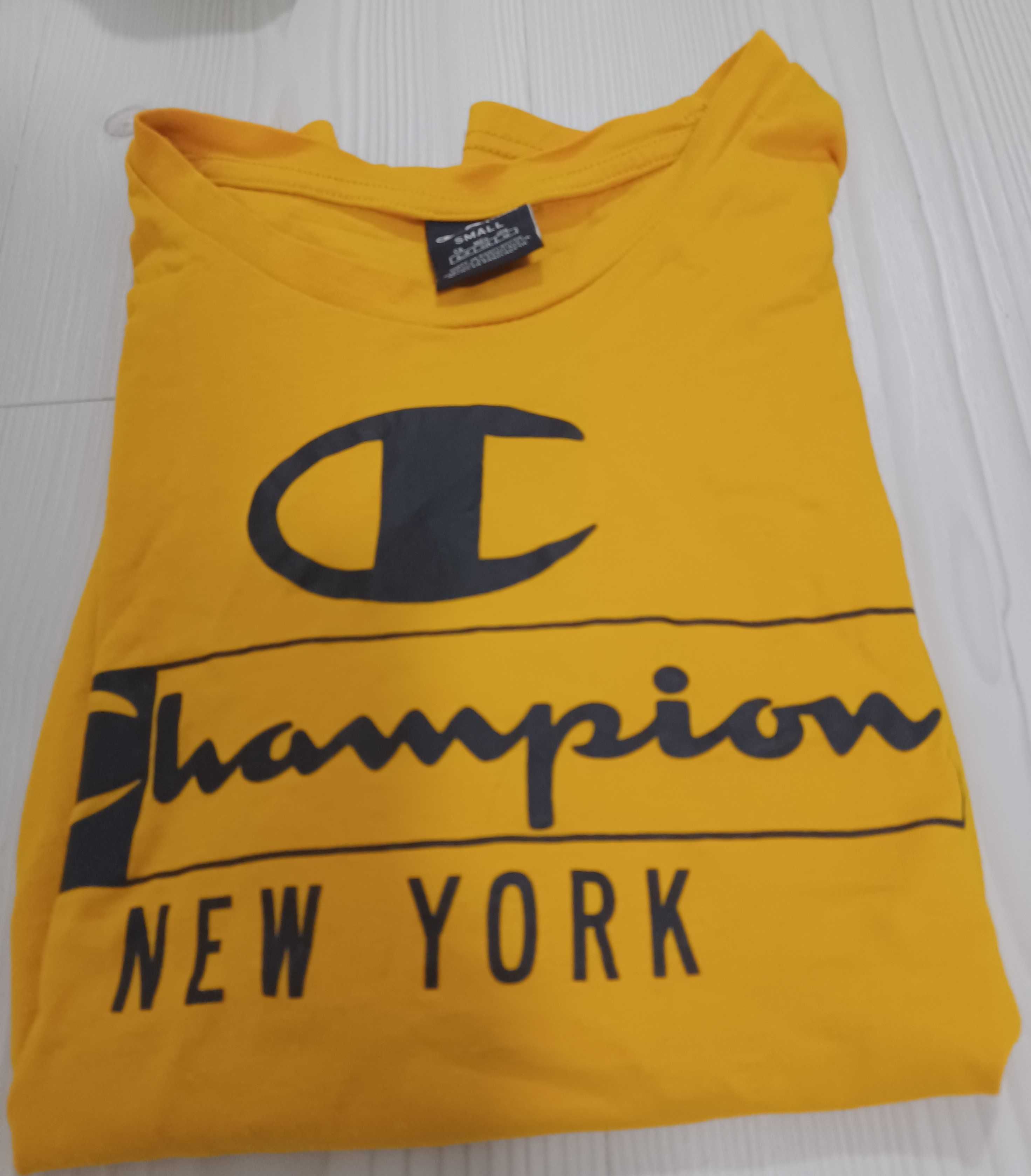T-Shirt Champion - Mostarda - S - Como Nova