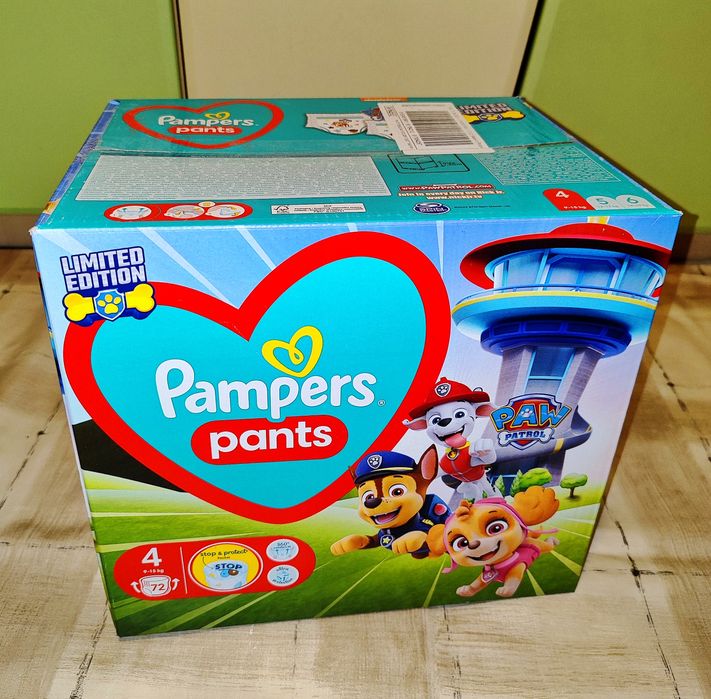 Трусики Pampers Active Baby Pants "Щенячий патруль" Розмір 4 підгузки