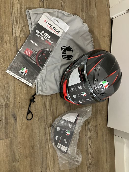 Capacete AGV K6S novo oferta viseira espelhada