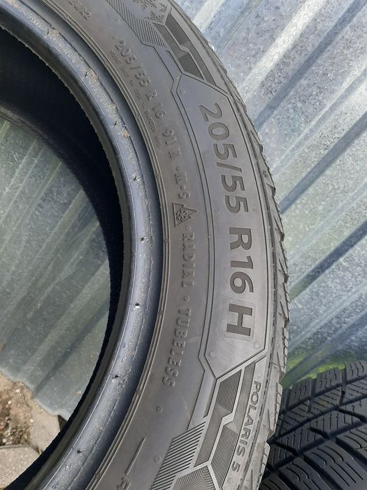2x Opony zimowe 205/55R16 Barum Polaris 5 / 2020r 6mm