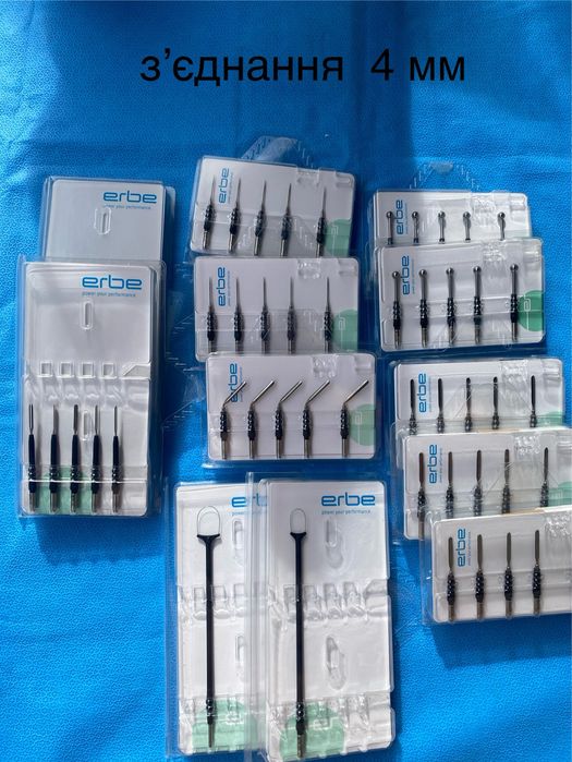 Електроди Erbe коагуляційні  зʼєднання 4 мм