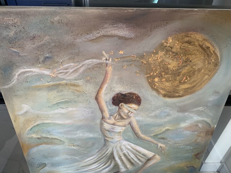 Obraz baletnica 100x70