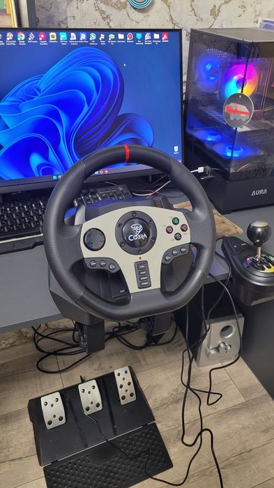 Ігровий руль Cobra GT900° pro rally