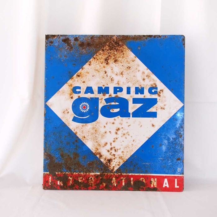Sinal esmaltado de dupla face Camping Gaz