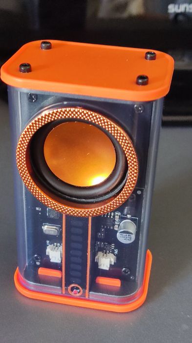 Coluna Bluetooth K07 Transparente