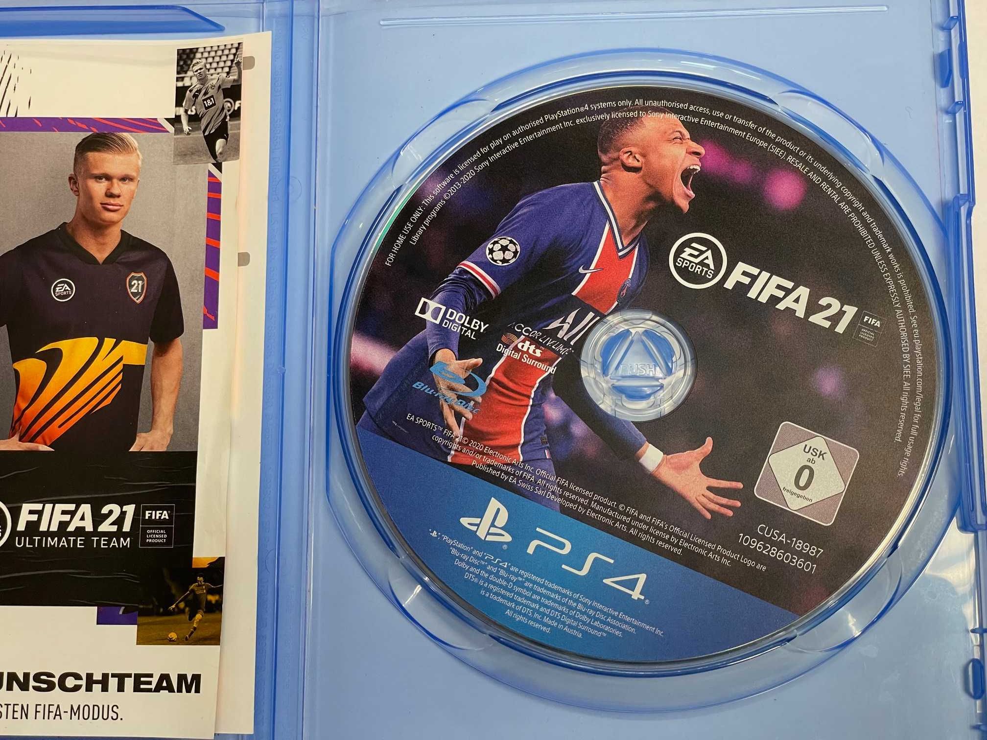 Gra FIFA 21 PS4 Play Station 4