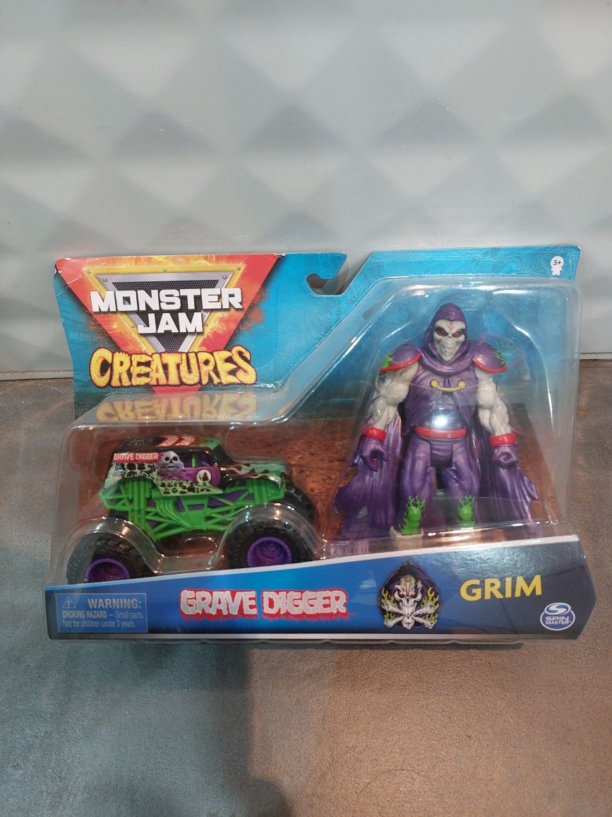 Figurka Monster jam z pojazdem 1:64