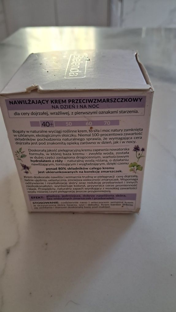 Nawilżający krem przeciwzmarszczkowy 40+ 50ml
