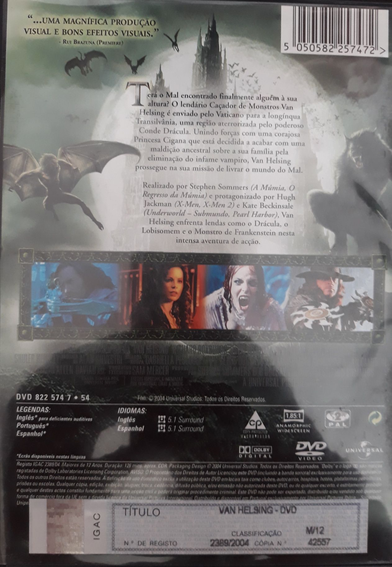 DVD Van Helsing Hugh Jackman