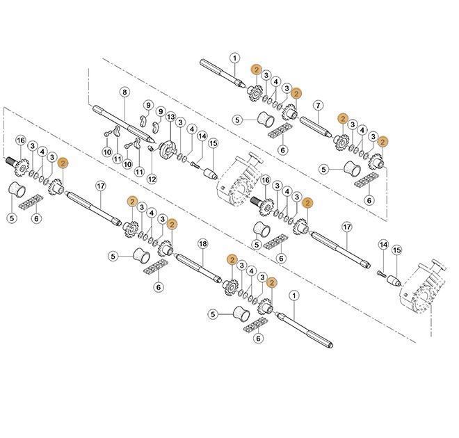 Koło 14 Zębów Claas  Conspeed