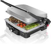 Cecotec 3025 Rock'nGrill 2000 Grill Elektryczny, Stal Nierdzewna,