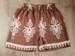 Krótkie spodenki na lato, wzoru boho, S, M, L, 36, 38, 40, uniwersalny