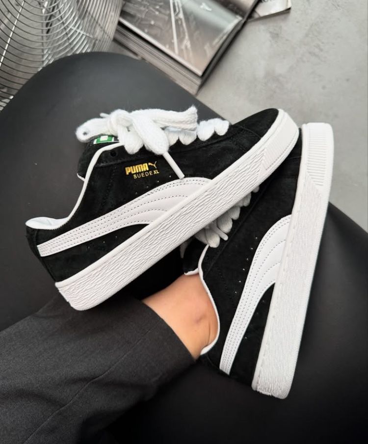 36-44! Краща ціна на Puma suede xl black white