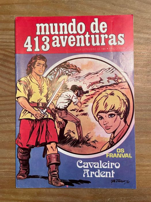 BD - Cavaleiro Ardent - Mundo de Aventuras (portes grátis)