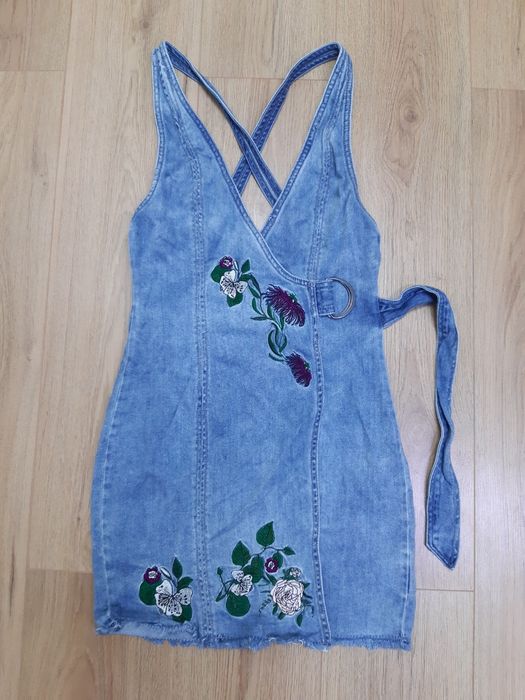 Сарафан джинсовий H&M з поясом