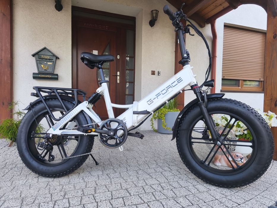Rower elektryczny G-Force Biały