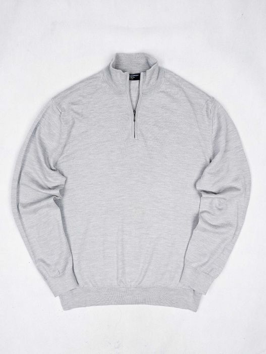 Charles Tyrwhitt szary sweter 100% wełna merynosa XXL