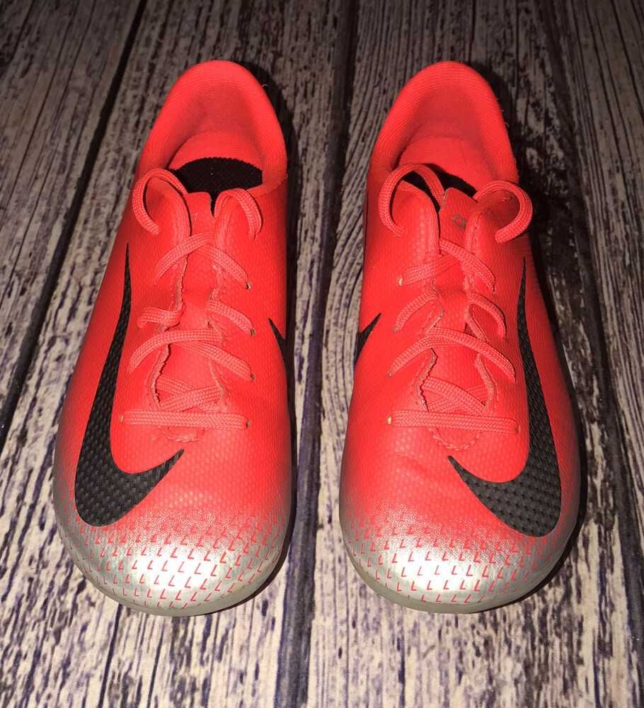 Кожаные бутсы nike mercurial для мальчика, размер 11,5 с(18 см)